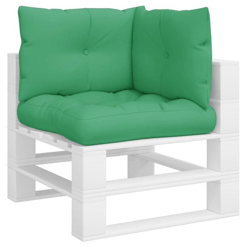 Load image into Gallery viewer, Vidaxl palletkussens 3 st stof groen
