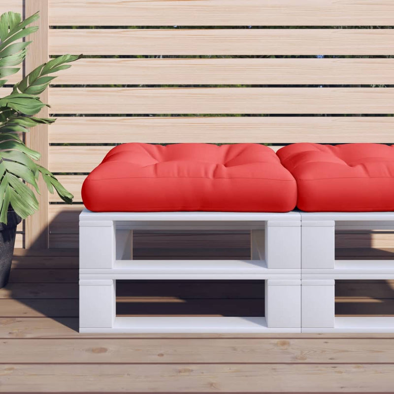 Load image into Gallery viewer, Vidaxl palletkussen stof rood
