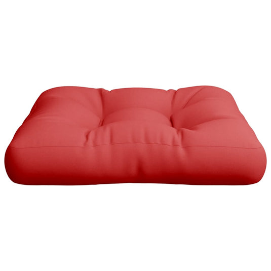 Vidaxl palletkussen 58x58x10 cm stof rood