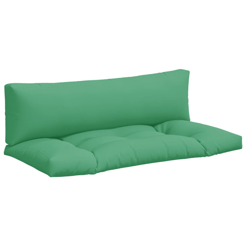 Load image into Gallery viewer, Vidaxl palletkussens 2 st stof groen
