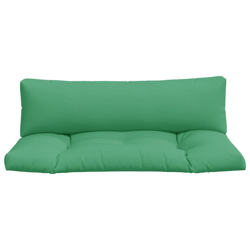 Load image into Gallery viewer, Vidaxl palletkussens 2 st stof groen
