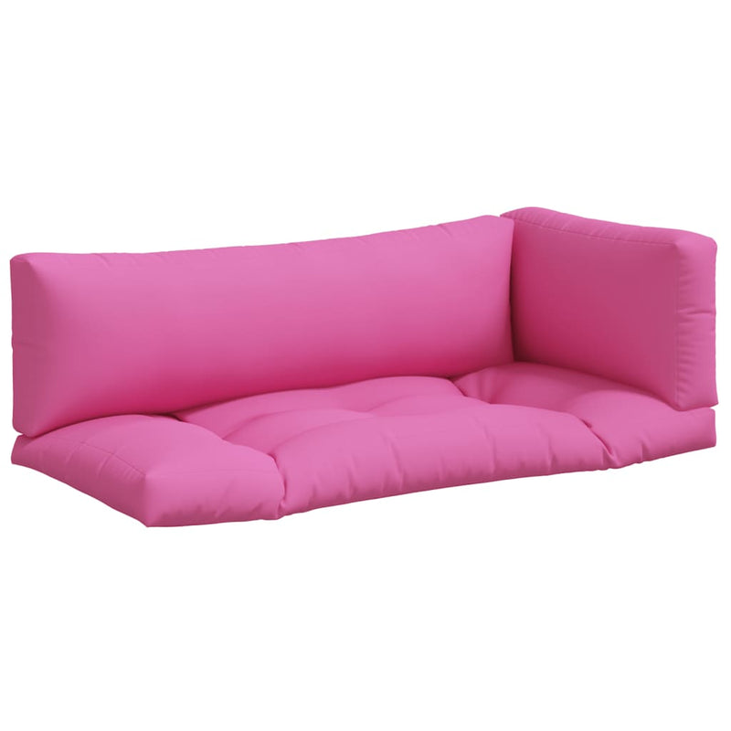Afbeelding laden in galerijviewer, Vidaxl palletkussens 3 st oxford stof roze
