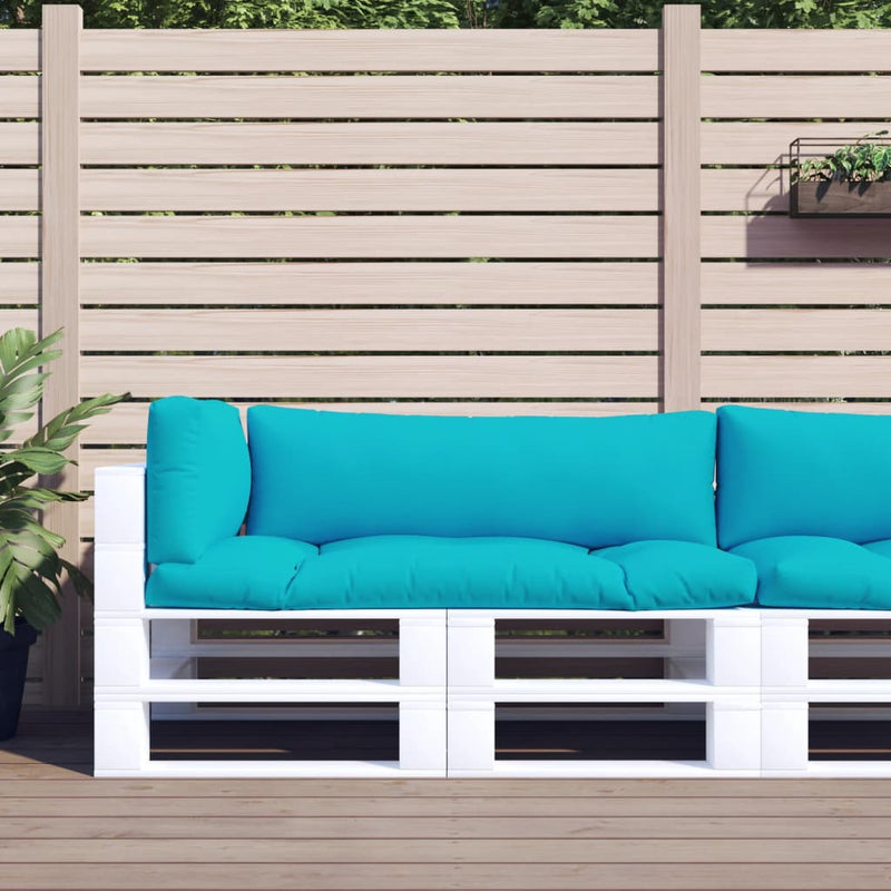 Afbeelding laden in galerijviewer, Vidaxl palletkussens 3 st oxford stof turquoise
