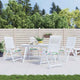 Vidaxl tuinstoelkussens 4 st 40x40x4 cm stof meerkleurig