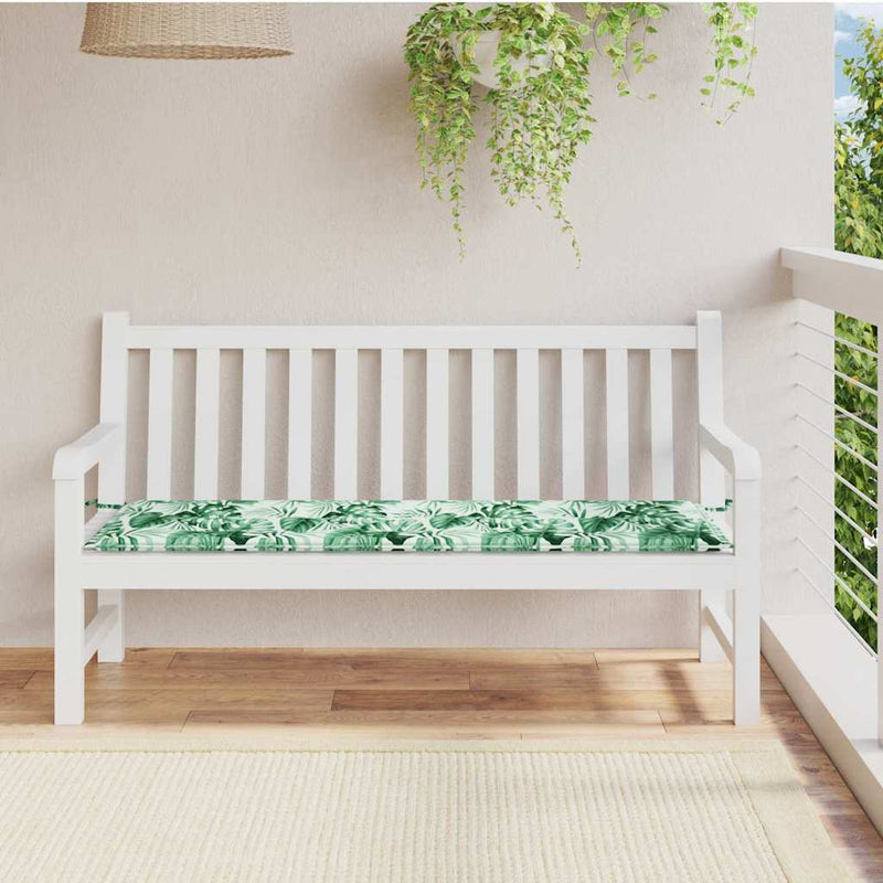 Afbeelding laden in galerijviewer, Vidaxl bankkussen blad bladpatroon 150 x 50 x 3 cm oxford stof
