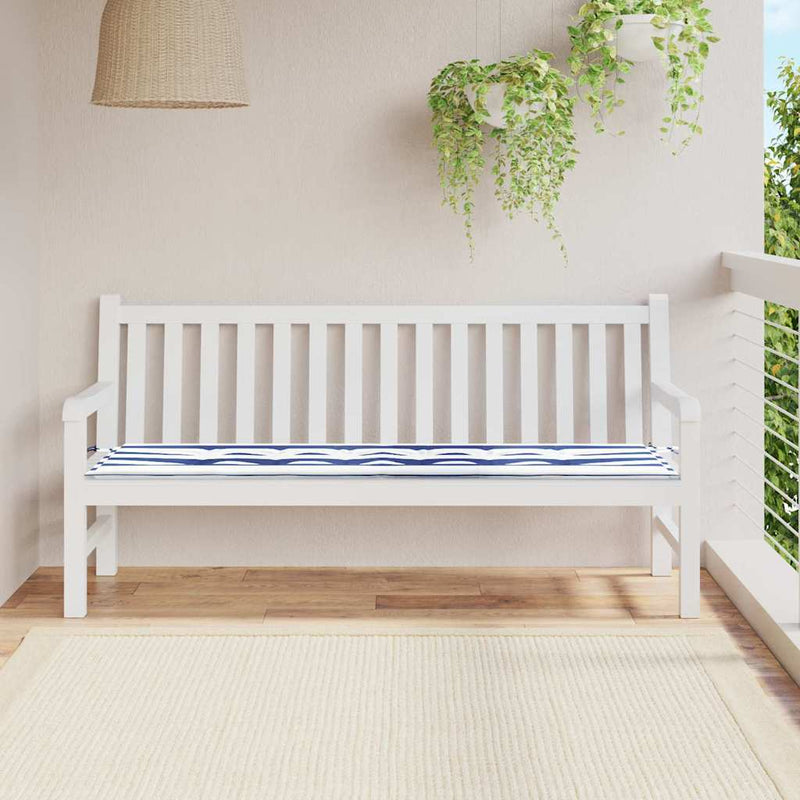 Afbeelding laden in galerijviewer, Vidaxl bankkussen gestreept zwart ruit 150 x 50 x 3 cm oxford stof
