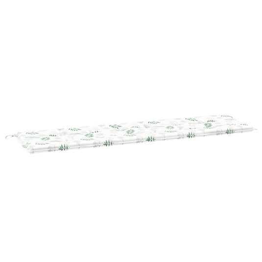 Vidaxl bankkussen blad bladontwerp 150 x 50 x 3 cm oxford stof