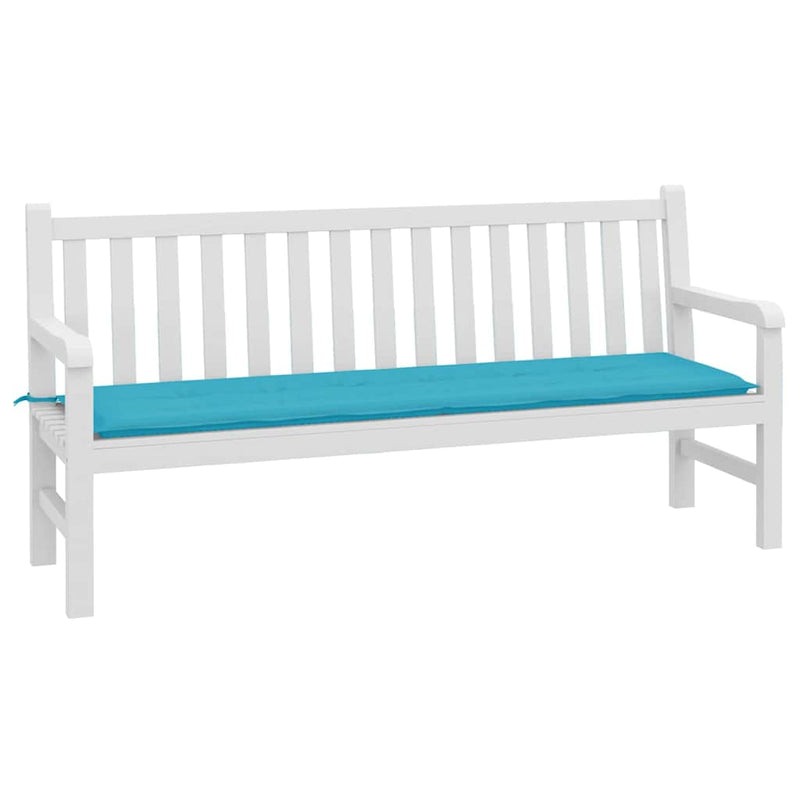 Afbeelding laden in galerijviewer, Vidaxl bankkussen effen turquoise 150 x 50 x 3 cm oxford stof
