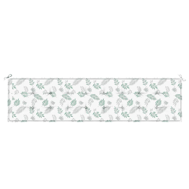 Load image into Gallery viewer, Vidaxl tuinbankkussen bladpatroon 200x50x3 cm stof
