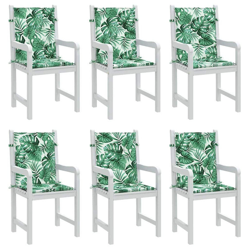 Afbeelding laden in galerijviewer, Vidaxl rugkussens blad 6 pcs bladpatroon 100 x 50 x 3 cm oxford stof

