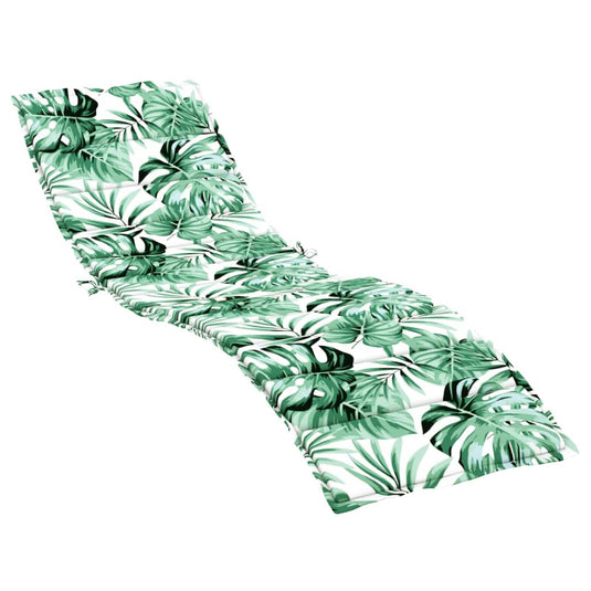 Vidaxl loungekussen oxford stof (100% polyester) bladpatroon