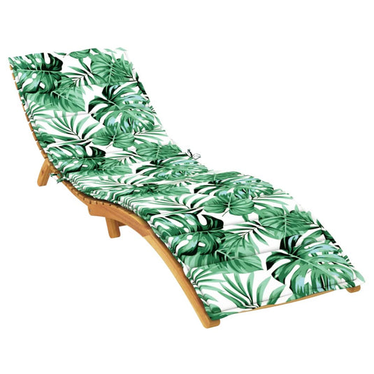 Vidaxl loungekussen oxford stof (100% polyester) bladpatroon