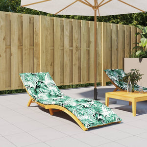 Vidaxl loungekussen oxford stof (100% polyester) bladpatroon