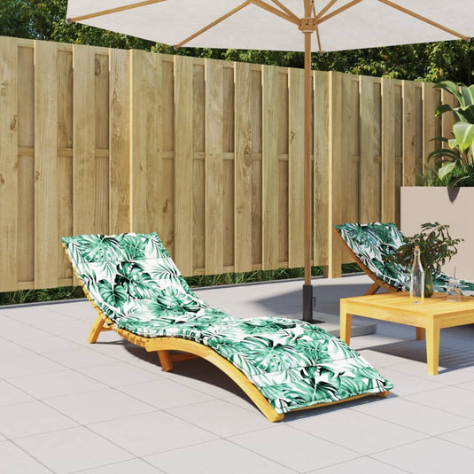 Vidaxl loungekussen oxford stof (100% polyester) bladpatroon