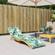 Vidaxl loungekussen oxford stof (100% polyester) bladpatroon
