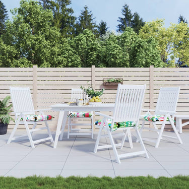 Vidaxl stoelkussens 4 st 40x40x7 cm stof meerkleurig