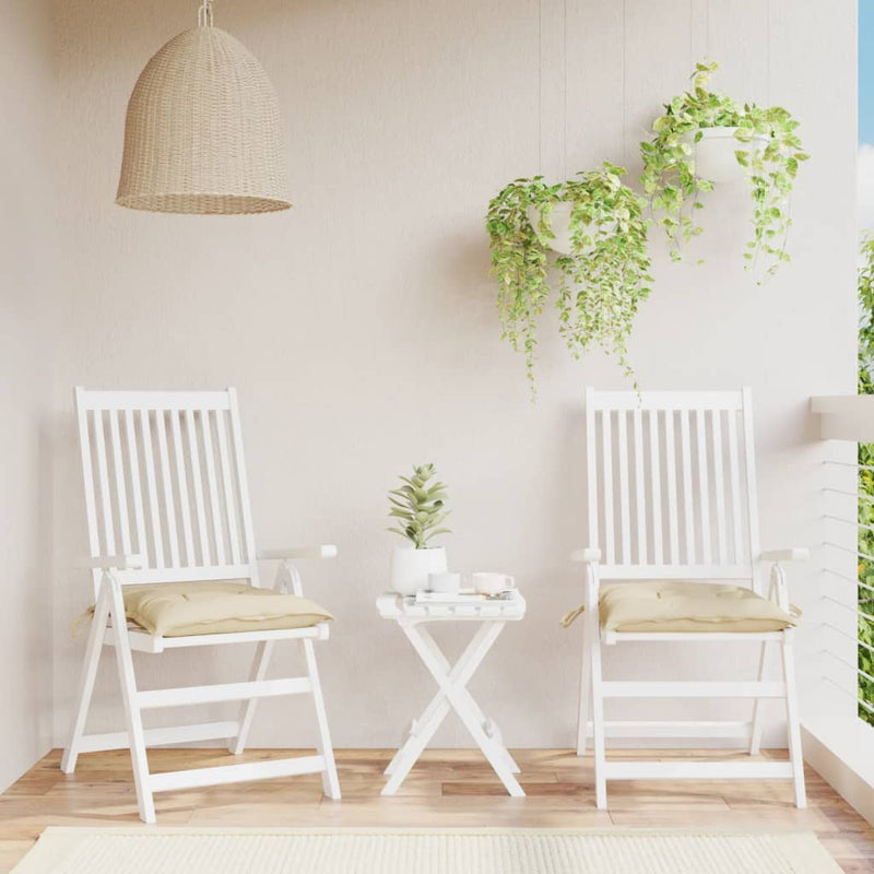 Load image into Gallery viewer, Vidaxl palletkussens 2 st 50x50x7 cm oxford stof beige
