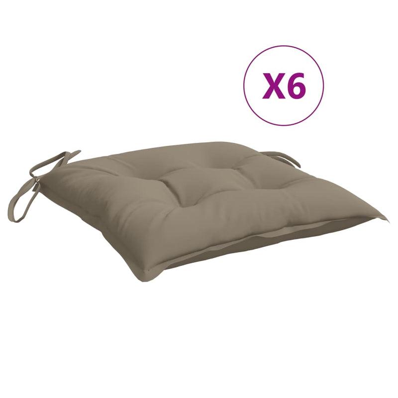 Load image into Gallery viewer, Vidaxl palletkussens 6 st 50x50x7 cm oxford stof taupe
