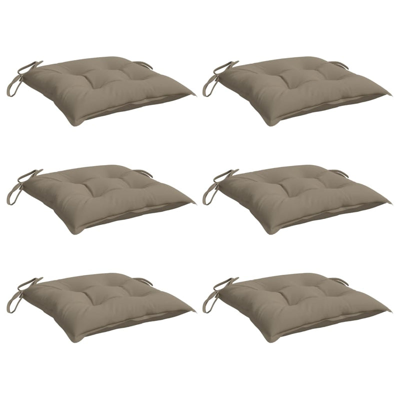Load image into Gallery viewer, Vidaxl palletkussens 6 st 50x50x7 cm oxford stof taupe
