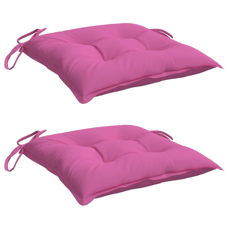 Load image into Gallery viewer, Vidaxl stoelkussens 2 st 50x50x7 cm oxford stof roze
