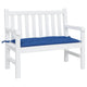 Vidaxl tuinbankkussen 100x50x7 cm oxford stof blauw