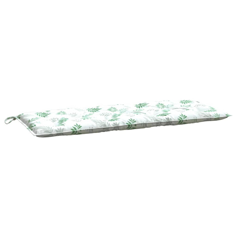 Load image into Gallery viewer, Vidaxl tuinbankkussen bladpatroon 120x50x7 cm stof

