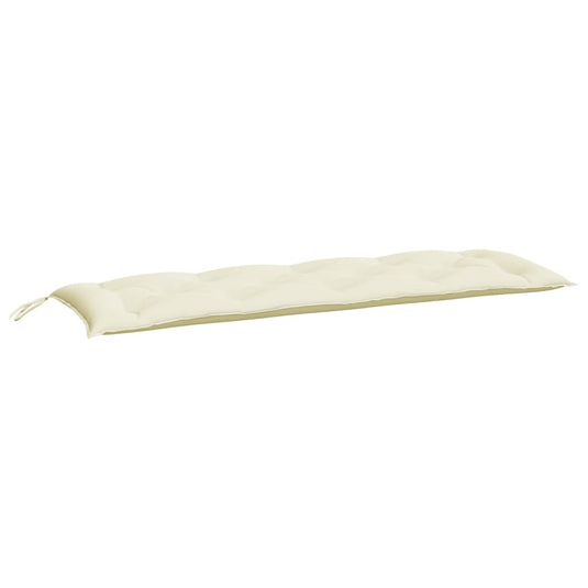 Vidaxl tuinbankkussen 150x50x7 cm oxford stof crèmekleurig