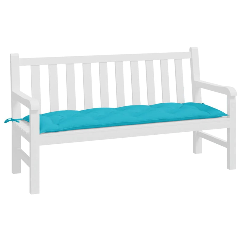 Afbeelding laden in galerijviewer, Vidaxl tuinbankkussen 150x50x7 cm oxford stof turquoise
