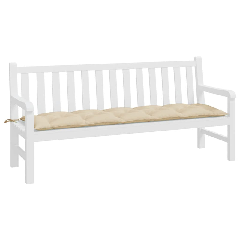 Afbeelding laden in galerijviewer, Vidaxl tuinbankkussen 180x50x7 cm oxford stof beige
