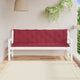 Vidaxl tuinbankkussens 2 st 180x50x7 cm oxford stof wijnrood