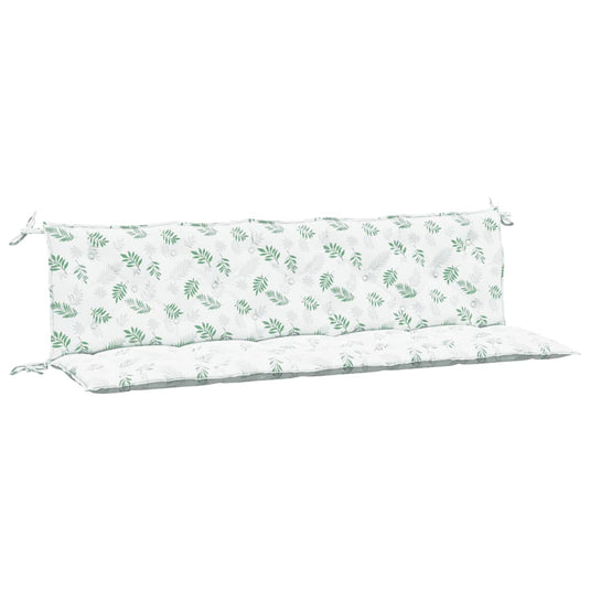 Vidaxl tuinbankkussens 2 st oxford stof bladpatroon