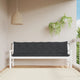 Vidaxl tuinbankkussens 2 st 200x50x7 cm oxford stof zwart