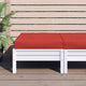Vidaxl palletkussen 60x60x9,5 cm oxford stof rood