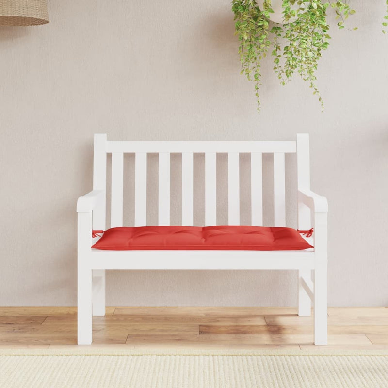 Load image into Gallery viewer, Vidaxl tuinbankkussen 110x50x7 cm oxford stof rood
