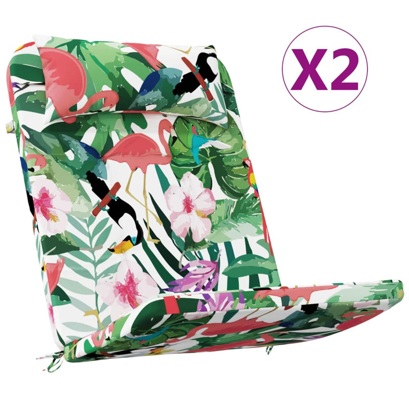 Afbeelding laden in galerijviewer, Vidaxl stoelkussens 2 st adirondack oxford stof meerkleurig
