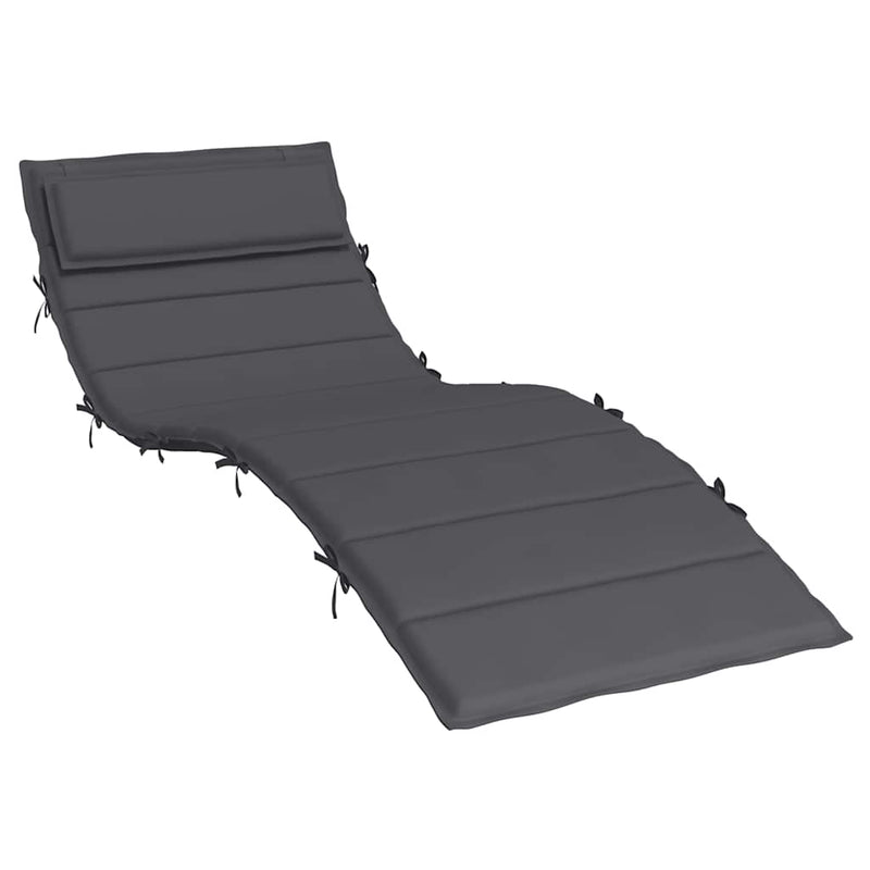 Load image into Gallery viewer, Vidaxl ligbedkussen 180x60x4 cm oxford stof antracietkleurig
