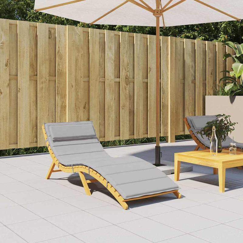 Load image into Gallery viewer, Vidaxl ligbedkussen 180x60x4 cm oxford stof grijs
