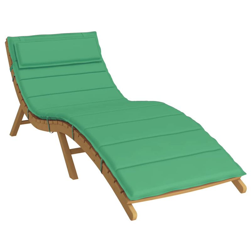 Load image into Gallery viewer, Vidaxl ligbedkussen 180x60x4 cm oxford stof groen
