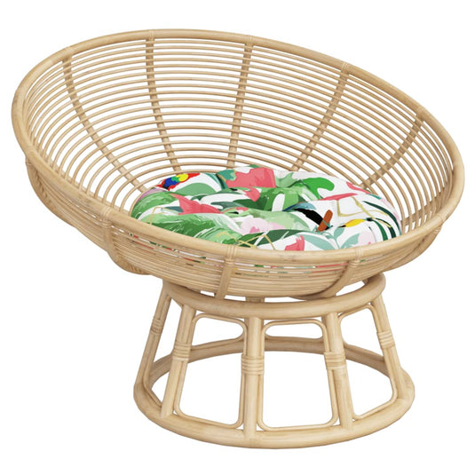 VidaXL Kussen rond Ø 60x11 cm oxford stof meerkleurig