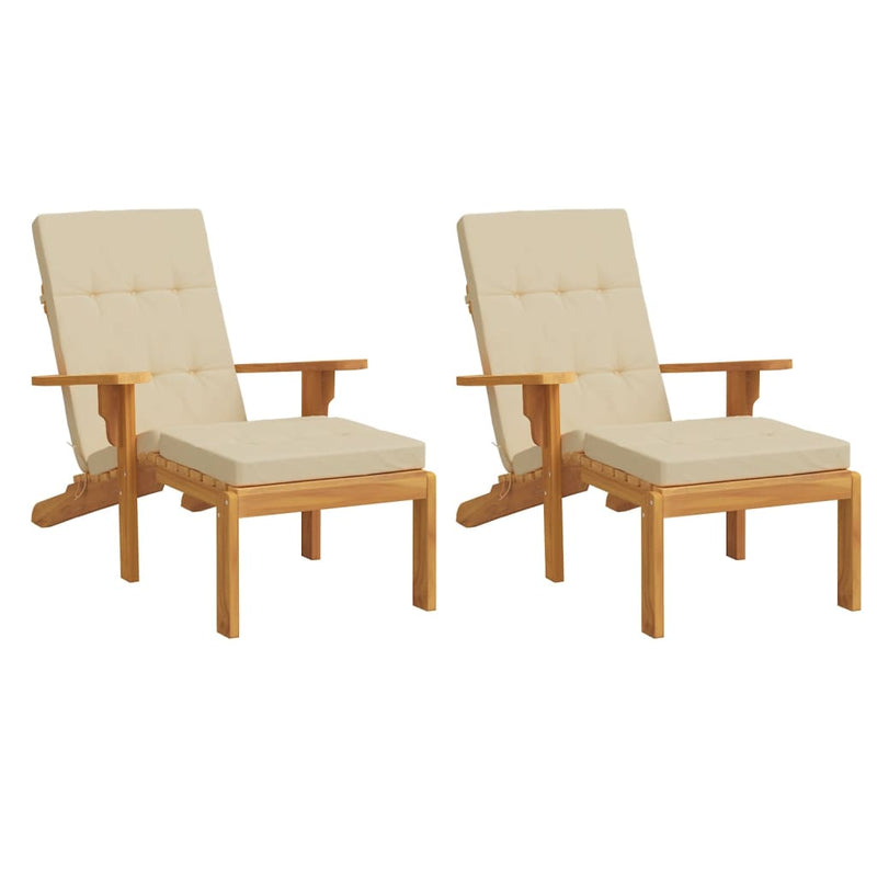 Load image into Gallery viewer, Vidaxl terrasstoelkussens 2 st oxford stof beige
