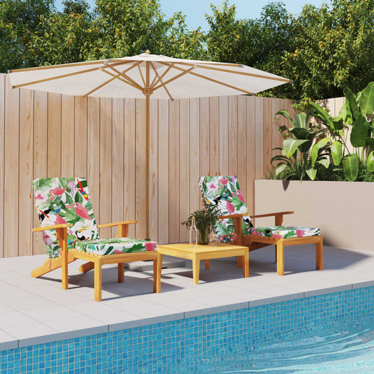 Vidaxl stoelkussens 2 st oxford stof meerkleurig