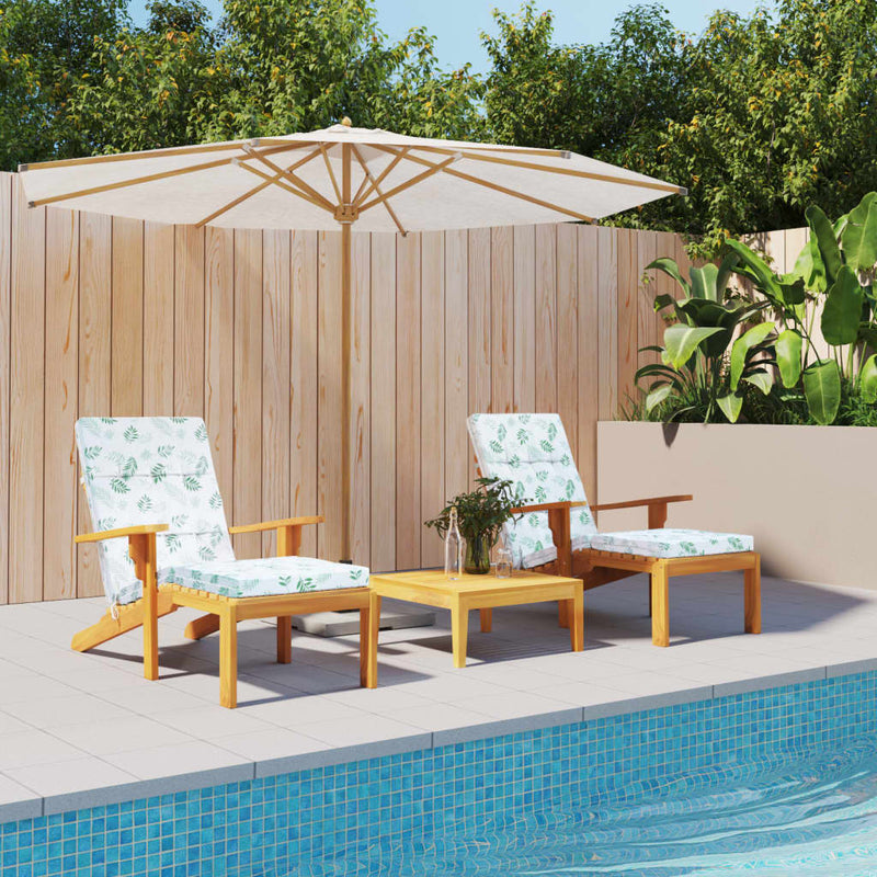 Load image into Gallery viewer, Vidaxl terrasstoelkussens 2 st bladpatroon oxford stof
