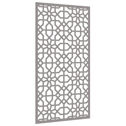 Vidaxl wanddecoratie tuin moors ontwerp 105x55 cm cortenstaal