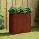 Vidaxl plantenbak 80x40x80 cm cortenstaal