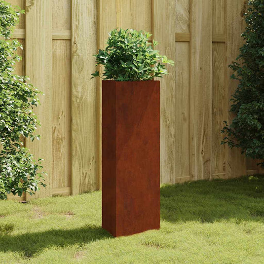 Vidaxl plantenbak 30x26x75 cm cortenstaal
