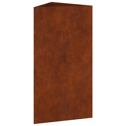 Vidaxl plantenbak 40x34,5x75 cm cortenstaal