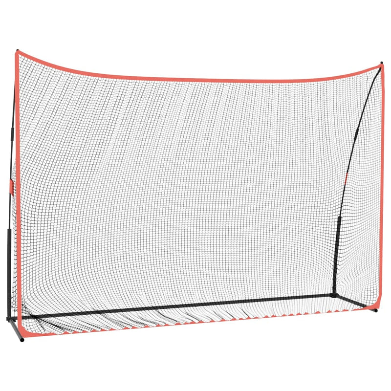 Load image into Gallery viewer, Vidaxl golftrainingsnet 305x91x213 cm polyester zwart en rood
