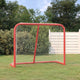 Vidaxl hockeydoel 183x71x122 cm polyester rood en wit