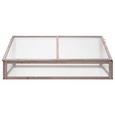 Vidaxl broeikas 110x56x39 cm vurenhout grijs