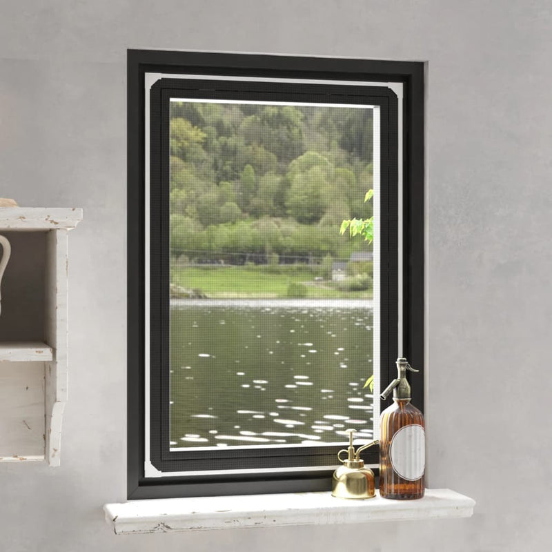 Load image into Gallery viewer, Vidaxl insectenhor voor ramen magnetisch 80x120 cm wit
